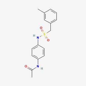 N-(4-{[(3-methylbenzyl)sulfonyl]amino}phenyl)acetamide