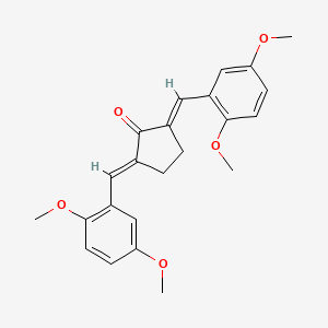 2,5-Bis[(2,5-dimethoxyphenyl)methylene]cyclopentan-1-one