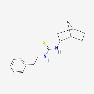 N-bicyclo[2.2.1]hept-2-yl-N'-(2-phenylethyl)thiourea