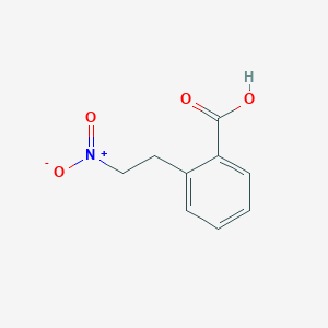 molecular formula C9H9NO4 B046049 2-(2-硝基乙基)苯甲酸 CAS No. 115912-92-0