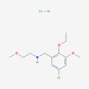 N-(5-chloro-2-ethoxy-3-methoxybenzyl)-2-methoxyethanamine hydrochloride