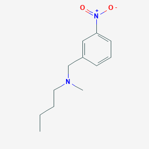 N-methyl-N-[(3-nitrophenyl)methyl]butan-1-amine