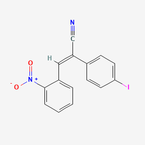 2-(4-iodophenyl)-3-(2-nitrophenyl)acrylonitrile