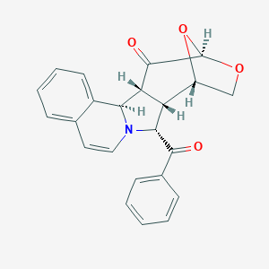 molecular formula C23H19NO4 B460540 (1S,2S,3R,13R,14R,16R)-3-benzoyl-17,19-dioxa-4-azapentacyclo[14.2.1.02,14.04,13.07,12]nonadeca-5,7,9,11-tetraen-15-one 