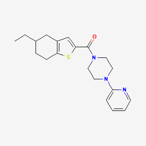 (5-ETHYL-4,5,6,7-TETRAHYDRO-1-BENZOTHIOPHEN-2-YL)[4-(2-PYRIDYL)PIPERAZINO]METHANONE