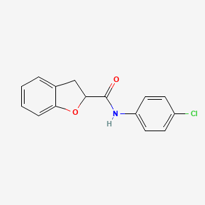 N-(4-chlorophenyl)-2,3-dihydro-1-benzofuran-2-carboxamide