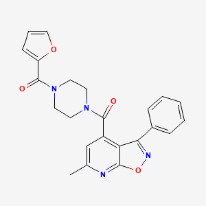 [4-(2-FURYLCARBONYL)PIPERAZINO](6-METHYL-3-PHENYLISOXAZOLO[5,4-B]PYRIDIN-4-YL)METHANONE