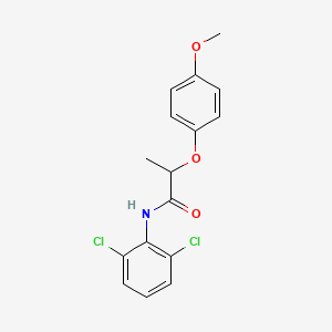 N-(2,6-dichlorophenyl)-2-(4-methoxyphenoxy)propanamide