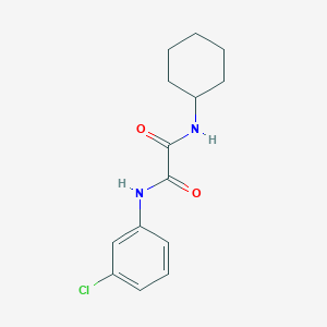 N'-(3-chlorophenyl)-N-cyclohexyloxamide