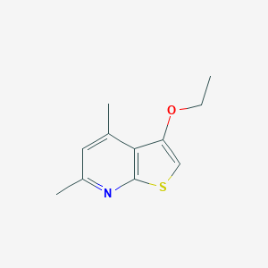 molecular formula C11H13NOS B460588 3-Ethoxy-4,6-dimethylthieno[2,3-b]pyridine CAS No. 445390-84-1