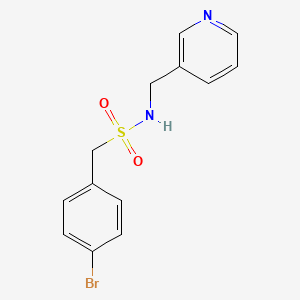 1-(4-BROMOPHENYL)-N-[(PYRIDIN-3-YL)METHYL]METHANESULFONAMIDE