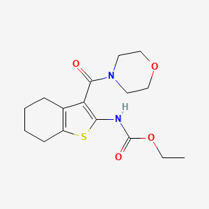 ethyl [3-(4-morpholinylcarbonyl)-4,5,6,7-tetrahydro-1-benzothien-2-yl]carbamate