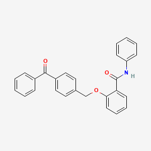 2-[(4-Benzoylbenzyl)oxy]-N~1~-phenylbenzamide