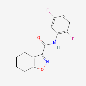 N~3~-(2,5-DIFLUOROPHENYL)-4,5,6,7-TETRAHYDRO-1,2-BENZISOXAZOLE-3-CARBOXAMIDE