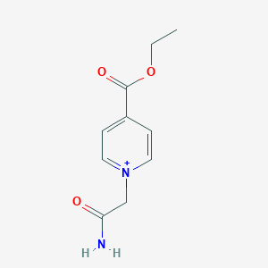 molecular formula C10H13N2O3+ B460616 1-(2-Amino-2-oxoethyl)-4-(ethoxycarbonyl)pyridinium 