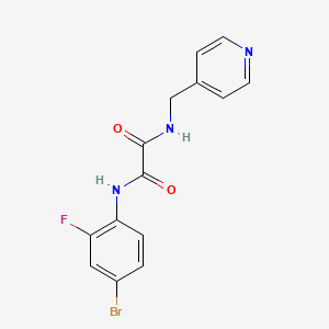 N-(4-bromo-2-fluorophenyl)-N'-(4-pyridinylmethyl)ethanediamide