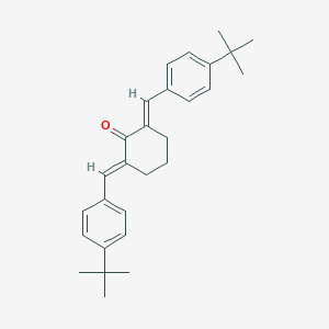 molecular formula C28H34O B460620 2,6-Bis(4-tert-butylbenzylidene)cyclohexanone 