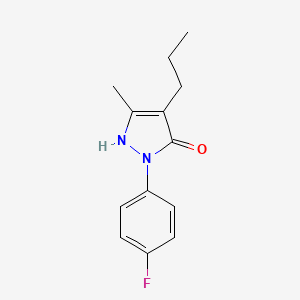 1-(4-fluorophenyl)-3-methyl-4-propyl-1H-pyrazol-5-ol