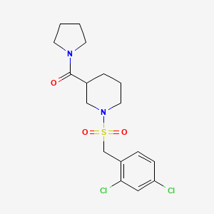 1-[(2,4-dichlorobenzyl)sulfonyl]-3-(1-pyrrolidinylcarbonyl)piperidine