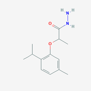 molecular formula C13H20N2O2 B4606404 2-(2-isopropyl-5-methylphenoxy)propanohydrazide 