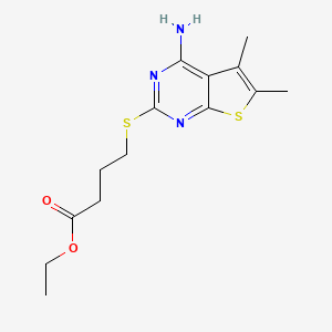 molecular formula C14H19N3O2S2 B4606532 MFCD02329915 