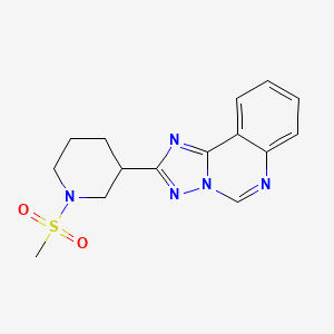 2-[1-(METHYLSULFONYL)-3-PIPERIDYL][1,2,4]TRIAZOLO[1,5-C]QUINAZOLINE