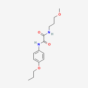 N-(3-methoxypropyl)-N'-(4-propoxyphenyl)ethanediamide