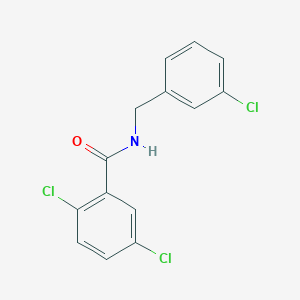 molecular formula C14H10Cl3NO B4606783 2,5-dichloro-N-(3-chlorobenzyl)benzamide 