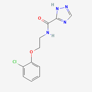 N-[2-(2-chlorophenoxy)ethyl]-1H-1,2,4-triazole-5-carboxamide