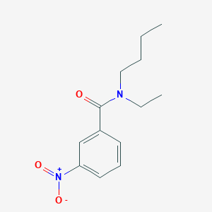 molecular formula C13H18N2O3 B4606869 N-butyl-N-ethyl-3-nitrobenzamide 