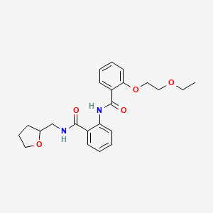 2-(2-ethoxyethoxy)-N-(2-{[(tetrahydro-2-furanylmethyl)amino]carbonyl}phenyl)benzamide