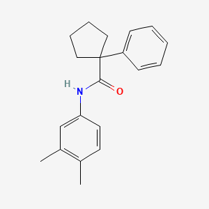 N-(3,4-dimethylphenyl)-1-phenylcyclopentane-1-carboxamide