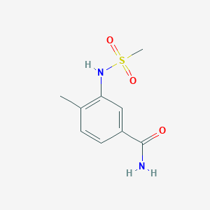 4-methyl-3-[(methylsulfonyl)amino]benzamide