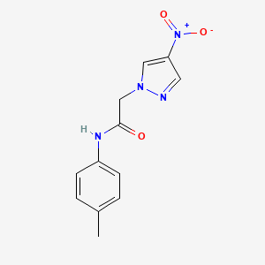 N-(4-methylphenyl)-2-(4-nitro-1H-pyrazol-1-yl)acetamide