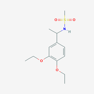 N-[1-(3,4-diethoxyphenyl)ethyl]methanesulfonamide