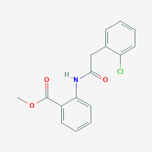 METHYL 2-{[2-(2-CHLOROPHENYL)ACETYL]AMINO}BENZOATE