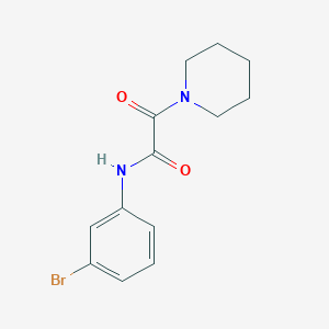 N-(3-bromophenyl)-2-oxo-2-piperidin-1-ylacetamide