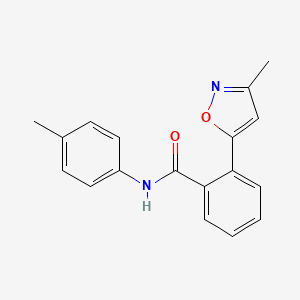 2-(3-METHYL-12-OXAZOL-5-YL)-N-(4-METHYLPHENYL)BENZAMIDE