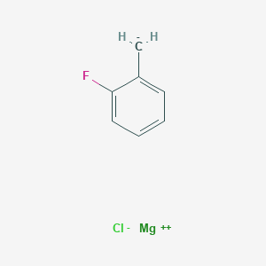 molecular formula C7H6ClFMg B046075 氯化（2-氟苯甲基）镁 CAS No. 120608-58-4