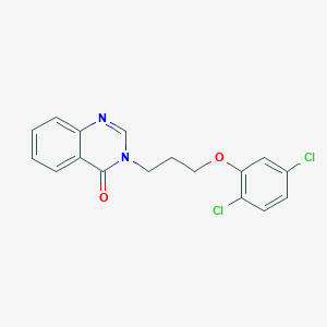 molecular formula C17H14Cl2N2O2 B4607799 3-[3-(2,5-dichlorophenoxy)propyl]-4(3H)-quinazolinone 