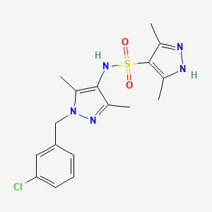 N~4~-[1-(3-CHLOROBENZYL)-3,5-DIMETHYL-1H-PYRAZOL-4-YL]-3,5-DIMETHYL-1H-PYRAZOLE-4-SULFONAMIDE