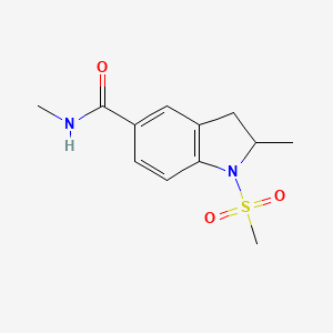 N,2-dimethyl-1-(methylsulfonyl)-5-indolinecarboxamide