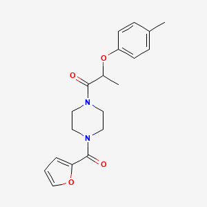 1-(2-furoyl)-4-[2-(4-methylphenoxy)propanoyl]piperazine