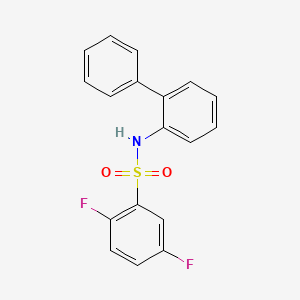 N-2-biphenylyl-2,5-difluorobenzenesulfonamide