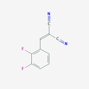 molecular formula C10H4F2N2 B460825 2-(2,3-Difluorobenzylidene)malononitrile 