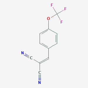 molecular formula C11H5F3N2O B460826 4-(Trifluoromethoxy)benzalmalononitrile CAS No. 474759-76-7