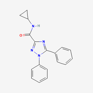 N-cyclopropyl-1,5-diphenyl-1H-1,2,4-triazole-3-carboxamide