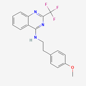 N-[2-(4-methoxyphenyl)ethyl]-2-(trifluoromethyl)-4-quinazolinamine