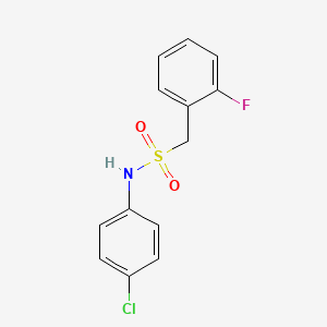 N-(4-chlorophenyl)-1-(2-fluorophenyl)methanesulfonamide