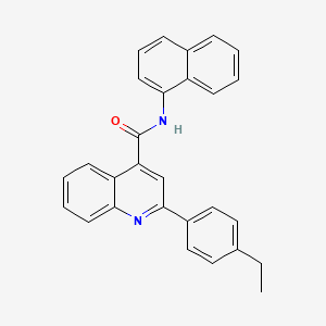 2-(4-ethylphenyl)-N-1-naphthyl-4-quinolinecarboxamide